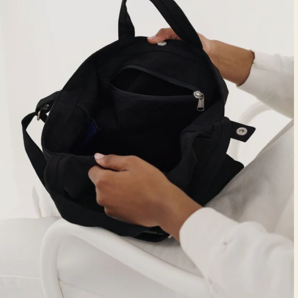 BAGGU Black Tote Bag - Picture 4 of 7